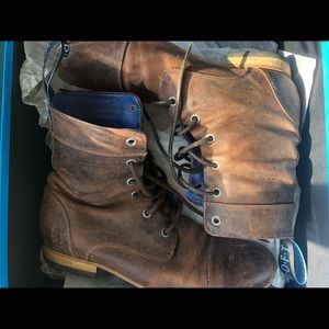 Fluevog BBC boot. Brown, size 10.5.